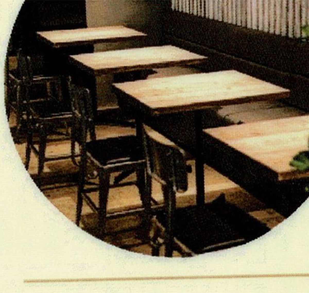 Interior of filament self cafe