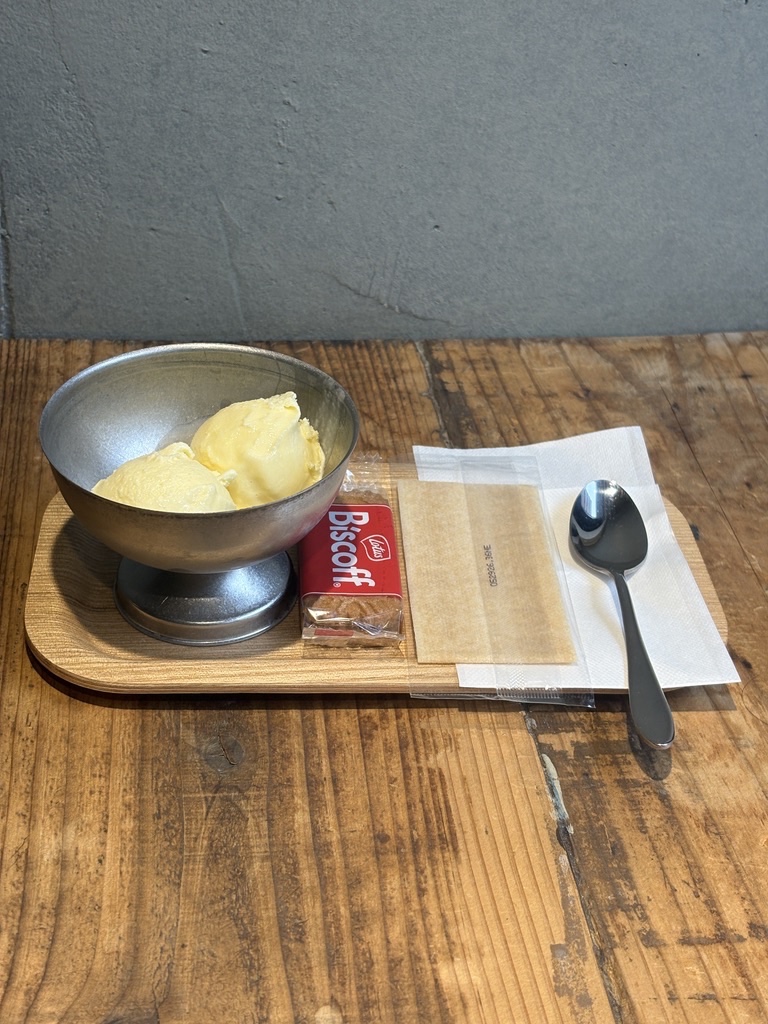 バニラアイス